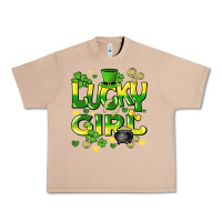 Lucky Girl St. Patricks Day Urban Heavy Tee | Teevron