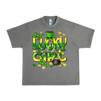 Tornado lucky girl st. patricks day Urban Heavy Tee - HowdyJamesFarm