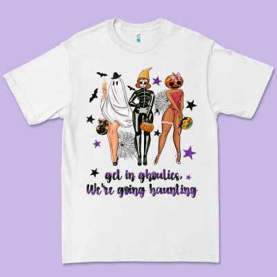 Get In Ghoulies Were Going Haunting Premium Tee Designed By Nancycooperartshop