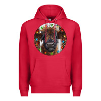 Cardinal Western Christmas Calf Premium Hoodie - RanaPortraitStore