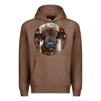 Chestnut Western Christmas Calf Premium Hoodie - RanaPortraitStore