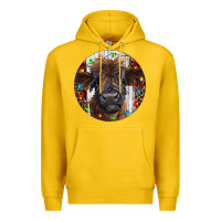 Lemon Western Christmas Calf Premium Hoodie - RanaPortraitStore