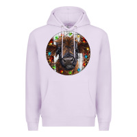 Lilac Western Christmas Calf Premium Hoodie - RanaPortraitStore