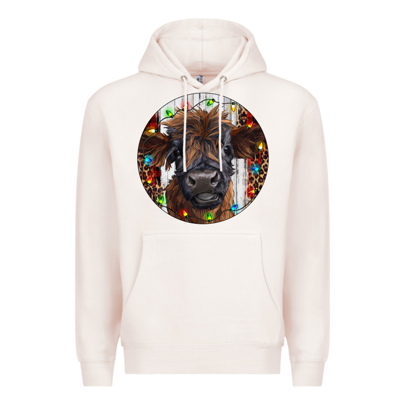 Western Christmas Calf Premium Hoodie by RanaPortraitStore | Teevron