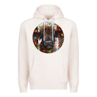 Pale Pink Western Christmas Calf Premium Hoodie - RanaPortraitStore