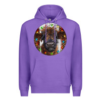 Purple Western Christmas Calf Premium Hoodie - RanaPortraitStore