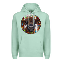 Seafoam Western Christmas Calf Premium Hoodie - RanaPortraitStore