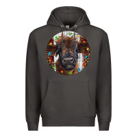 Smoke Western Christmas Calf Premium Hoodie - RanaPortraitStore