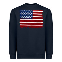 Navy american flag Heavyweight Sweatshirt - Artiststas