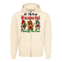 Sandshell it's the most wonderful time of the year Zipper Hoodie - BarkalooDesign
