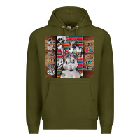 Army Green happy easter Premium Hoodie - CowhideDigitalArt