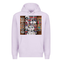 Lilac happy easter Premium Hoodie - CowhideDigitalArt