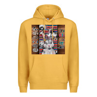 Mustard happy easter Premium Hoodie - CowhideDigitalArt