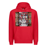 Red happy easter Premium Hoodie - CowhideDigitalArt