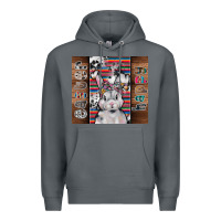 Rock happy easter Premium Hoodie - CowhideDigitalArt