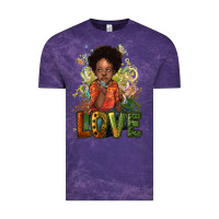 Cloud Purple Black are boy love Vintage Tee - HowdyJamesFarm