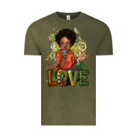 Vintage Olive Black are boy love Vintage Tee - HowdyJamesFarm