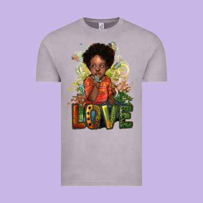 Black Are Boy Love Vintage Tee Designed By Howdyjamesfarm