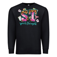 Black speech therapist Premium Sweatshirt - AdoDesignShop