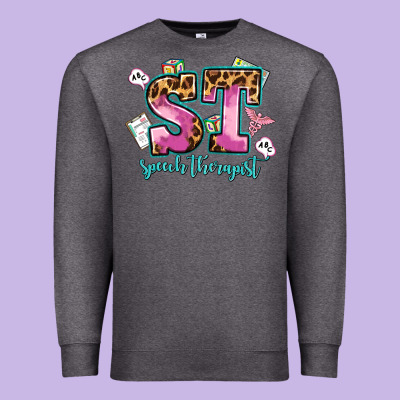 Speech Therapist Premium Sweatshirt Designed By Adodesignshop