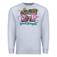 Heather Grey speech therapist Premium Sweatshirt - AdoDesignShop