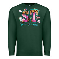 Sports Green speech therapist Premium Sweatshirt - AdoDesignShop