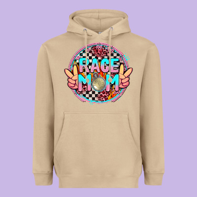 Race Mom Heavyweight Hoodie Designed By Adodesignshop