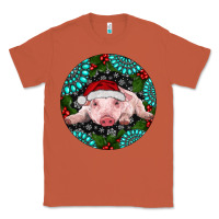 Copper Baby Pig Christmas Classic Tee - RanaPortraitStore