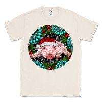 Natural Baby Pig Christmas Classic Tee - RanaPortraitStore