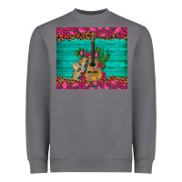 Storm mexican guitar roses cactus sombrero Heavyweight Sweatshirt - Artiststas