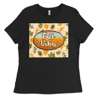 Retro Fall Vibes Ladies Tee | Teevron