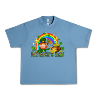 Pebble Blue St. Patrick's Day Elf with elements Urban Heavy Tee - HowdyJamesFarm