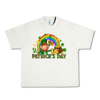 Pistachio St. Patrick's Day Elf with elements Urban Heavy Tee - HowdyJamesFarm