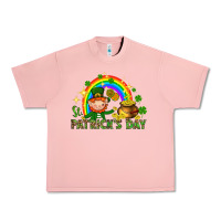Salmon St. Patrick's Day Elf with elements Urban Heavy Tee - HowdyJamesFarm