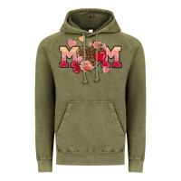 Vintage Olive Valentine's Day mom Vintage Hoodie - FaDigitalArtStudio