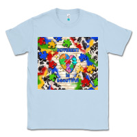 Dusty Blue different is beautiful Classic Tee - TumblerDesignByShophia