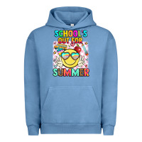 Pigment Pebble Blue school's out for summer Urban Hoodie - JahusDesignShop
