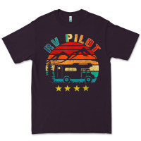 Plum rv pilot camping funny vintage motorhome travel vacation t shirt Premium Tee - maiPhamDesign