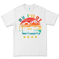 White rv pilot camping funny vintage motorhome travel vacation t shirt Premium Tee - maiPhamDesign