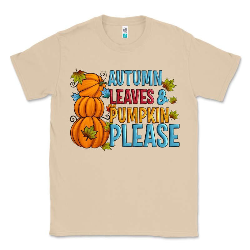 Autumn Leaves And Pumpkin Please Classic Tee by Artiststas | Teevron