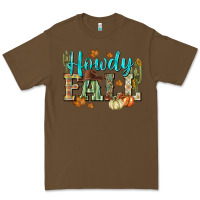 Cacao Western howdy Fall Premium Tee - NancyCooperArtShop