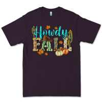 Plum Western howdy Fall Premium Tee - NancyCooperArtShop