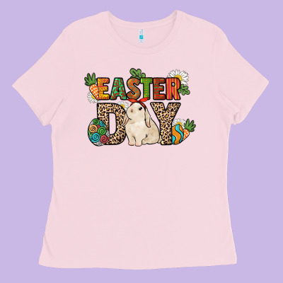 Easter Day Ladies Tee Designed By Howdyjamesfarm