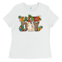 White Easter Day Ladies Tee - HowdyJamesFarm