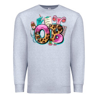 Heather Grey ob Premium Sweatshirt - AdoDesignShop