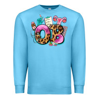 Ocean Blue ob Premium Sweatshirt - AdoDesignShop
