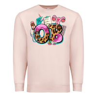 Pale Pink ob Premium Sweatshirt - AdoDesignShop