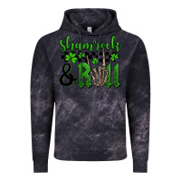 Cloud Black St. Patrick's Day Shamrock and roll Vintage Hoodie - OliviaCreatesArt