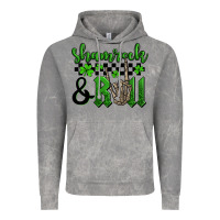 Cloud Rock St. Patrick's Day Shamrock and roll Vintage Hoodie - OliviaCreatesArt