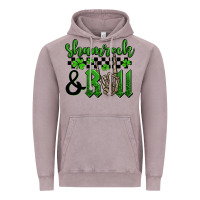 Vintage Zinc St. Patrick's Day Shamrock and roll Vintage Hoodie - OliviaCreatesArt